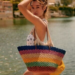 Sezane Felicie Basket Tote Bag